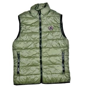 Abercrombie & Fitch Green Puffy Y2K Vest